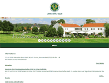 Tablet Screenshot of licher-golf-club.de
